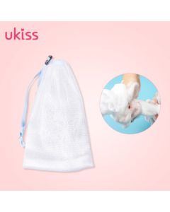 UKISS Soft Foaming Net with Soap - Handmade Soap, Facial Cleanser, Bath, Soft and Fine Bubble Net, Birthday Gift