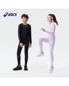 ASICS Kids' 2025 Winter New Knit Long-Sleeve Pants Set - Warm, Moisture-Wicking, Quick-Dry Thin Style 334241043079