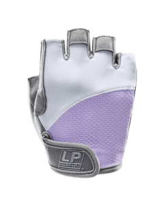 LP Sports Half-Finger Fitness Gloves Anti-Slip Breathable Cycling Training Thin Anti-Callus Women's Special White Gray 6006CK-L