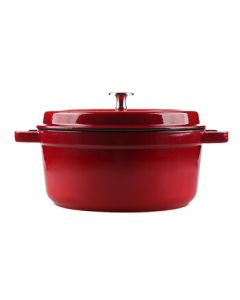 Joyoung Cast Iron Enamel Multi-Purpose Pot 24cm Red