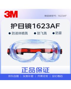 3M Goggles Anti-Fog Chemical Resistant; 1623AF
