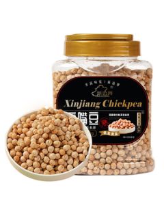 New Frontier Crispy Chickpeas 500g - Pure Xinjiang Mulei Beans, Non-Fried Snack, High-Protein Fitness Coarse Grain Meal Replacement