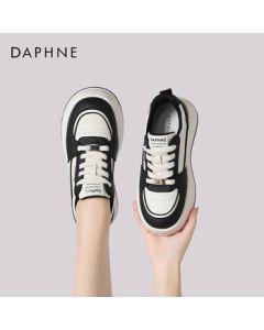 Daphne Women's Casual Shoes Platform Sneakers Classic White Shoes 4024404155 Black 35