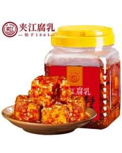Jiajiang Fermented Bean Curd Spicy Tofu Sauce 1250g Ready-to-Eat Side Dish Fermented Tofu Noodle Sauce Seasoning Hotpot Dip