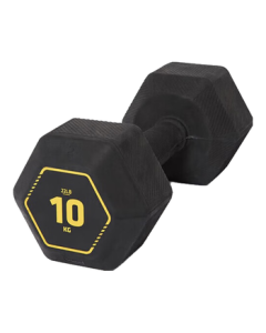 Decathlon Fitness Hexagonal Dumbbell Black 10kg-4132392