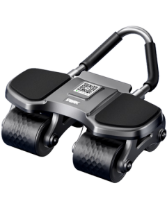 PEAK Four-Wheel Ab Roller with Auto-Return, Elbow Support, Knee Pad, and Auxiliary Abdominal Wheel for Home Fitness Equipment