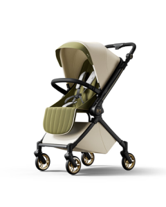 DearMom Baby Stroller Roman Holiday Reversible Foldable Lightweight High-View Stroller with Shock Absorption Max