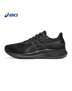 ASICS Women's Cushioned and Durable Running Shoes PATRIOT 13 Black/Grey 38