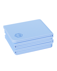 JingDong JingZao TPE Foldable Yoga Mat - Portable Multi-functional Non-Slip Shock-Absorbing Nap Mat for Kids in Milky Blue