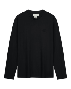 Calvin Klein Jeans 25 Fall/Winter New Men's Casual Commute ck Embossed Letter Pure Cotton Solid Color Base Layer Long Sleeve T-Shirt