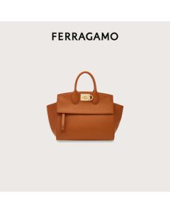 Ferragamo Women's Brown Handbag 0774727 Gift for Girlfriend