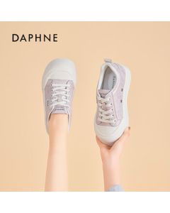 DAPHNE Women's Thick-Soled Sneakers Casual Shoes in Purple, Size 38