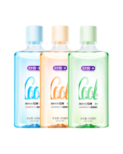 Saky Fresh Mint Mouthwash - Refreshing Breath, Gentle & Alcohol-Free, Deep Cleaning & Antibacterial, 500ml*3 Bottles