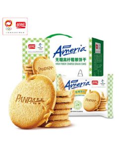 Panpan Meinie Sugar-Free High-Fiber Whole Grain Biscuits 660g*1 Box, Essential Snack for Student Dorms, Breakfast Meal Replacement Food