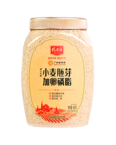 Jinglipei Wheat Germ & Lecithin 968g/Tin Nutritious Oatmeal No Added Sucrose High Fiber Instant Breakfast Gift