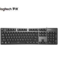 Logitech K845 Wired Mechanical Keyboard (TTC Brown Switch) - Mechanical Keyboard, Wired Keyboard, Gaming & Office Keyboard, Full Size, Single Backlight, Black
