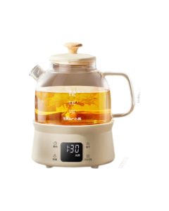 Bear All-Glass Body Health Kettle Thermostatic Kettle, Office Multi-Function Tea Kettle Herbal Tea Kettle, 0-Metal Health Cup, 24H Preset & 24H Heat Preservation, 0.8L YSH-M08B3