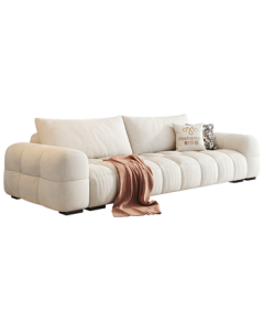 Pashaman 2025 New Puff Living Room Cream Style Cat-Claw Fabric Sofa Flagship 1.8m 2171ZF