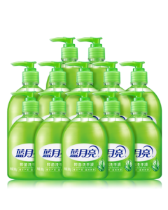 Blue Moon Hand Wash Rich Foam Moisturizing Aloe Vera Healthy Antibacterial 99.9% 300g*12 Bottles 7.2 lbs