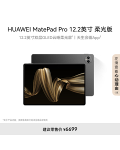 HUAWEI MatePad Pro 12.2-inch Soft Light Edition Huawei Tablet with Double-layer OLED Cloud Clear Soft Light Screen, 16+1TB WIFI, Ink Black, Enterprise Edition