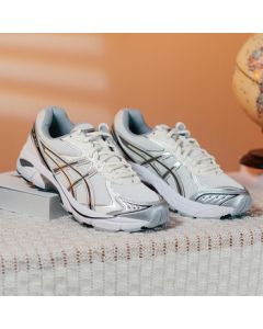 ASICS Unisex Casual Shoes GT-2160 Fashion Cushioned Comfort Low-Top Sneakers Cream/Grey 43.5