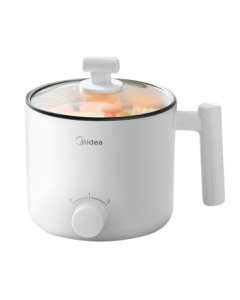 Midea Electric Cooking Pot, Electric Hot Pot, Mini Electric Pot, Dorm Room Pot, Student Dormitory All-in-One Instant Noodle Hot Pot Multi-Functional Pot XZE1612 1.7L