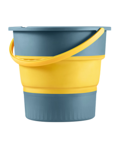 May Flower Foldable Bucket 10L, Portable Storage for Home, Outdoor Water Storage, Car Washing, Fishing Bucket