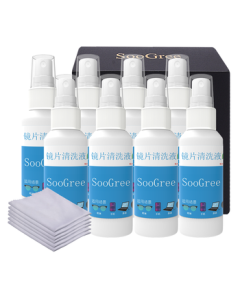 SooGree Eyeglass Cleaner Spray - Lens Cleaning Solution for Glasses, Phone Camera Lenses, and Computer Screens