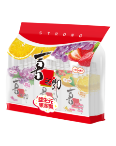 Strong Jelly Probiotic Jelly Stick 100g*15pcs Suckable Jelly with Calcium 3 Flavors Compact & Portable Snack for Kids