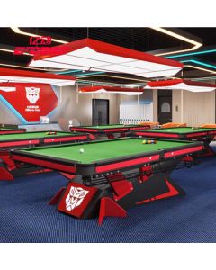 Yidong Single-Pocket Pool Table Chinese Black Eight Standard Slate Billiard Room Club Tournament Professional Edition - Slate Luxury Configuration