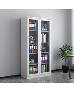 Zhonggongbang Storage/Organizer Cabinet, File Cabinet, Office Cabinet, Steel Metal Cabinet, Document Cabinet, Employee Locker, Archive Cabinet, Glass-front File Cabinet, 1800*850*390mm