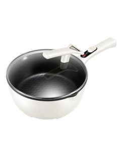 SUPOR Electric Hot Pot, 3.5L Large Capacity Multi-Function Household Electric Hot Pot with 1500W Dual-Ring High Power Stir-Frying, 3-Level Heat Adjustment, Non-Stick Coating for Easy Cleaning CJ26A10