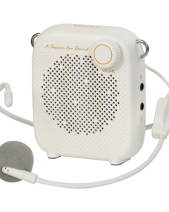 Edifier MF1 Wireless Portable Amplifier, Mini Megaphone for Teachers, Tour Guide Speaker, Moon White, High-Fidelity Waterproof