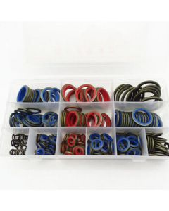 Zhaogang Baba Combination Washer Gasket Rubber Composite Metal Sealing Ring Interface Gasket Black Rubber 6-30 Large Box (245 Pieces) One Pack Price 48 Hours