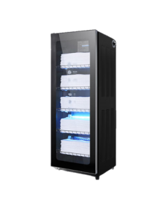 CHIGO Towel Disinfection Cabinet for Home Use, Small Commercial Vertical Clothing Slipper Storage Cabinet, Suitable for Salons, Spas, and Beauty Clinics YTP298B-ZG01