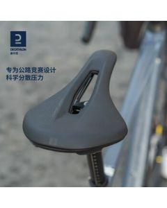 Decathlon Road Bike Saddle NEO Racing Cycling Saddle Comfortable Cycling Accessory Black 4943891