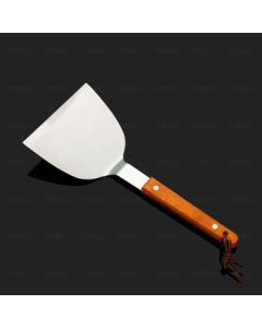 Qiahao Life Large Stainless Steel Flipper Spatula, Cooking Spatula, Steak Spatula, Egg Flipper, Pancake Turner, Flat Spatula, Teppanyaki Spatula, Pizza Peel