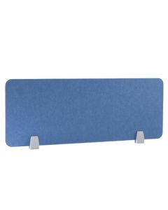 Logan Office Desk Partition Soundproof Divider Screen 30x120cm Sky Blue
