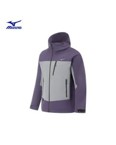 Mizuno (MIZUNO) RUNNING Series Men's & Women's Windproof Water-Repellent Woven Jacket 72/Purple M