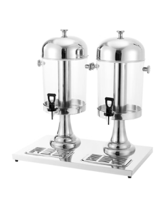 Venus Commercial Self-Service Restaurant Stainless Steel Juice Dispenser Transparent Self-Service Beverage Cold Drink Machine Beverage Bucket Water Pitcher Single Spout