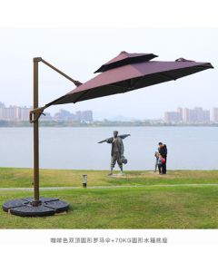 Jin Ge Qi Bing Outdoor Patio Umbrella Garden Roman Umbrella Sunshade Balcony Stall Umbrella ZY2 3.0+70