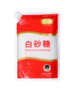 Sukem White Granulated Sugar 500g [Screw Cap Design] - Edible Sugar, White Sugar, Seasoning, Coffee Mate, Beverage Sweetener