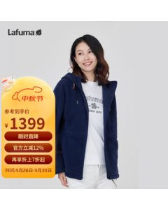 LAFUMA Women's Fleece Jacket, Autumn/Winter Outdoor Polartec Loose Hooded Fleece LFJA3CRX6