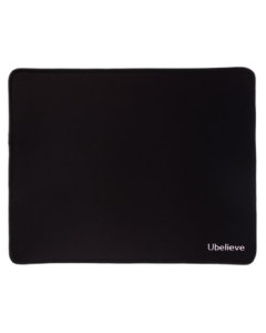 UBILI 28*22cm Office Gaming Mouse Pad, Comfortable & Durable Portable Laptop Notebook Mouse Pad with Customizable Logo, Black