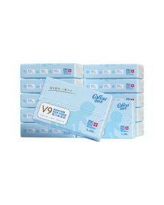COROU Facial Tissue 3-Ply M Size 100 Sheets * 12 Packs, Moisturizing Tissue, Cloud-Soft Facial Tissue, Gentle and Skin-Friendly, Lotion-Infused Tissue, Whole Carton
