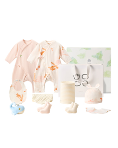 babycare Mint Newborn Gift Set - Baby Shower, Full Moon Celebration, Birth Gift - Horn Serenade 73cm