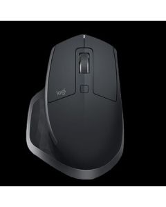 Logitech MX Master 2S Mouse Wireless Bluetooth Mouse Office Mouse Right-Hand Mouse Unifying Receiver Elegant Black with Wireless 2.4G Receiver