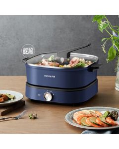 Joyoung Multi-function Pot, 6L Large Capacity Dual-Style Hot Pot for Home Use, Electric Hot Pot, Electric Cooking Pot, Electric Heating Pot, Non-Stick Multi-function Hot Pot and Grill HG60-G595