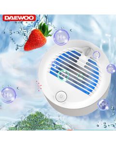 DAEWOO Fruit and Vegetable Washer Wireless Vegetable Washing Machine for Home Use Automatic Food Purifier for Vegetables, Fruits, Fish, Meat, and Shrimp with Pesticide Removal QX4 White