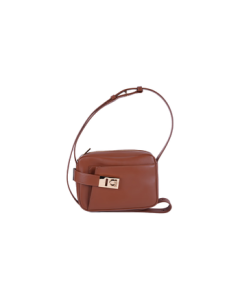 Ferragamo Women's Rust-Colored Camera Bag 0774675 Gift for Girlfriend